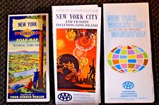 Map New York World's Fair 1964 Sunoco 1949 Triple AAA 1964-65 picture