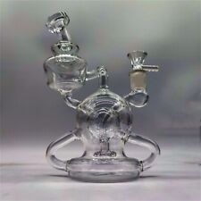 8 Inch Large Neo Egg Core Recycler Glass Bong Water Pipe Hookah Bowl 14MM picture