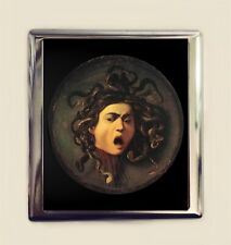 Medusa Cigarette Case Business Card ID Holder Wallet Caravaggio Art Mythology picture