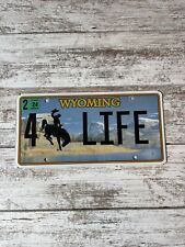 Wyoming CHOOSE LIFE, PRO LIFE 4 Life Authentic Real Personalized Plate picture