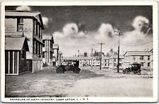 VINTAGE POSTCARD THE BARRACKS OF THE 305th INFANTRY DIVISION AT CAMP UPTON L.I. picture