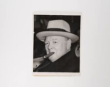 Rare Original 1944 Photograph of Winston Churchill in Quebec War Parley by Asso picture