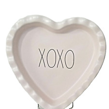 Rae Dunn by Magenta Valentine's Day - LOVE - XOXO Heart Pie Dish Baker❤ New picture