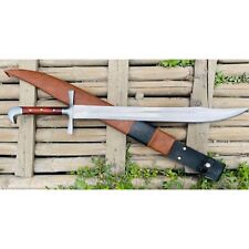 Custom Handmade Carbon Steel Blade Eagle Machete Sword | Hunting Sword Camping picture