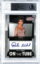 2015 Americana On The Tube Modern Signatures PAULA ABDUL Signed Card BAS Slabbed picture