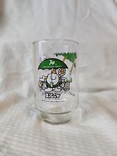 1974 Ziggy on Swing Here's To Good Friends 7 UP Glass 5 1/4 in. Tumbler picture
