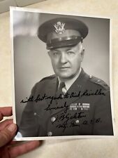 1956 Press Photo US Army Brigadier General Einar Gjelsteen - Signed picture