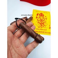 Palad Khik Thai Amulet Empower Luck Wealth Real Wood Attract Love Great For Gift picture