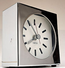 Christon MCM Vintage Chrome Clock Hettich Jeweled Transistor Electro-Mechanical picture