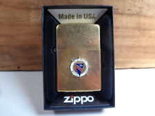 ZIPPO LIGHTER - OLD MILL YACHT CLUB - BRUSHED BRASS - YACHTING SAILING BOATING picture