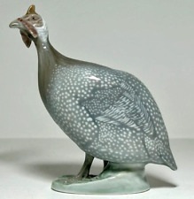 Vintage20th Royal Copenhagen Denmark Figurine Guinea Fowl by Peter Herold marked picture