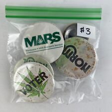 NORML Marijuana Vintage Button Set #3 picture