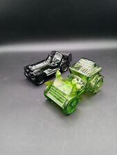 Vintage Lot of 2 - Haynes-Apperson 1902 Avon Car & Straight Eight Avon Glass Car picture