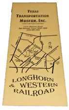 LONGHORN & WESTERN TEXAS TRANSPORTATION MUSEUM BROCHURE  picture