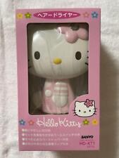 Hello Kitty Retro Hair Dryer Kitty Die Cut Unused Sanrio Rare Pink With Box picture