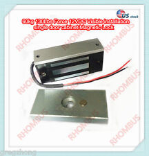 60kg 130Lbs Force 12VDC Visible installation single door cabinet Magnetic Lock picture