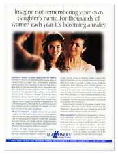 Alzheimer's Association Thousands of Women Vintage 1998 Print Magazine Ad picture