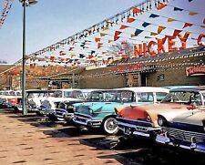 1958 USED CAR LOT Photo  (224-G) picture