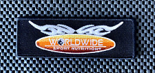 WORLDWIDE SPORT NUTRITION EMBROIDERED SEW ON PATCH SPORT SUPPLEMENTS 6