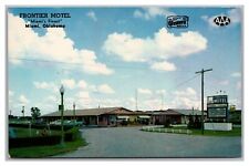 Postcard OK Miami Oklahoma Frontier Motel Route 66 c1950s J26 picture