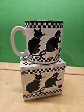 Flowers Inc. Balloons 1992 Cats Playing Coffee Mug Tea Cup Vintage  picture