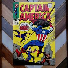 Captain America #105 VF+ (Marvel 1968) HI GRADE Batroc, Swordsman, Living Laser picture