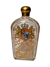 Antique Russian Enameled Flask/Bottle Threaded Top and Cap Perfume Scent picture
