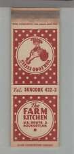 Matchbook Cover - Rooster - The Farm Kitchen Hooksett, NH picture
