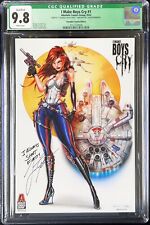 I MAKE BOYS CRY 1 Jamie Tyndall SIGNED HAN Solo SMUGGLER COA LTD 150 CGC 9.8 picture