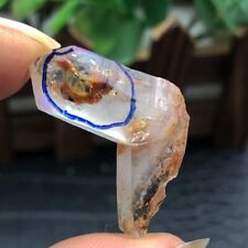 Rare Herkimer Diamond fluorescence Oil bladder Crystal+Big moving Water Droplets picture