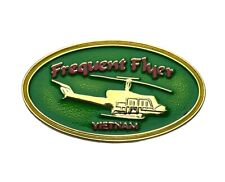 Frequent Flyer Vietnam Service Helicopter 1 inch Hat Lapel Pin H14194 F5D11TT picture