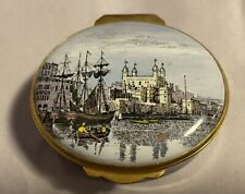 Vintage Crummles & Co England Trinket Box Castle in the background picture