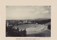 UNIVERSITY OF CALIFORNIA BOWL vintage photo Cal Berkeley Memorial Stadium c1927 picture