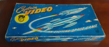 CAPTAIN VIDEO 1952 Milton Bradley SPACE Board Game - Vintage - with Board Pieces picture