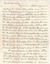 Slave Owner's North Carolina Plantation Contract Includes Cotton Gin picture