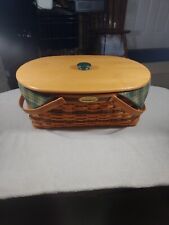 Longaberger 1999 Traditions Collection Generosity Basket W/ 2 Protectors & Liner picture