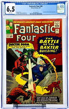 Fantastic Four #40 CGC 6.5 WHITE PAGES Daredevil DR. Doom JUST GRADED CLEAR CASE picture