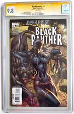 BLACK PANTHER #1 (2009) 1ST PRINT SHURI COVER CGC SS 9.8 SIGNED J SCOTT CAMPBELL picture