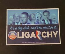 Oligarchy: Political Bumper Sticker Jimmy Dore George Carlin 