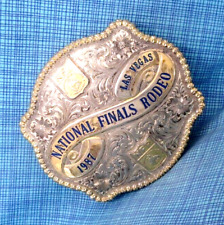 Gist PRCA NFR National Finals Rodeo 1987 Las Vegas Belt Buckle #186 LE   .MDA006 picture