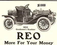 1908 REO MOTOR CAR COMPANY AUTOMOBILE MICHIGAN VINTAGE ADVERTISEMENT Z472 picture