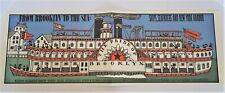 Vtg 1987 Seymour Chwast Brooklyn to the Sea Museum of Borough of Brooklyn Print picture