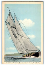 c1940's International Champion Bluenose of Lunenberg NS Canada Postcard picture
