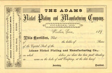 Adams Nickel Plating and Manufacturing Co. - General Stocks picture