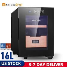 NEEDONE 16L Electronic Cigar Cooler Humidor Heating & Cooling 100 Capacity ELT picture