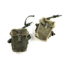 2 Mag Pouches Military Small Arms Ammunition Pouch M56 2nd Pattern ALICE, DEFECT picture