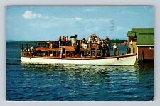 Lakeport NH-New Hampshire, Uncle Sam, Mail Boat, Antique Vintage c1961 Postcard picture