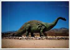 VINTAGE CONTINENTAL SIZE POSTCARD THE DINOSAUR GARDENS T CABAZON CALIFORNIA picture