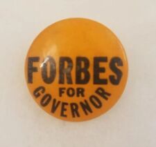Vintage Forbes For Governor Button Pin picture