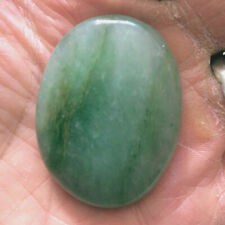 Natural Jade Palm Stone Green Rock Crystal Healing Reiki Polished Worry Stone picture